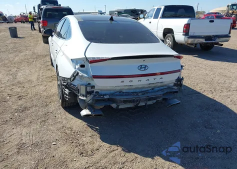 2022 Hyundai Sonata N Line Night Edition из США, поврежденный, VIN 5NPEK4JCXNH143967